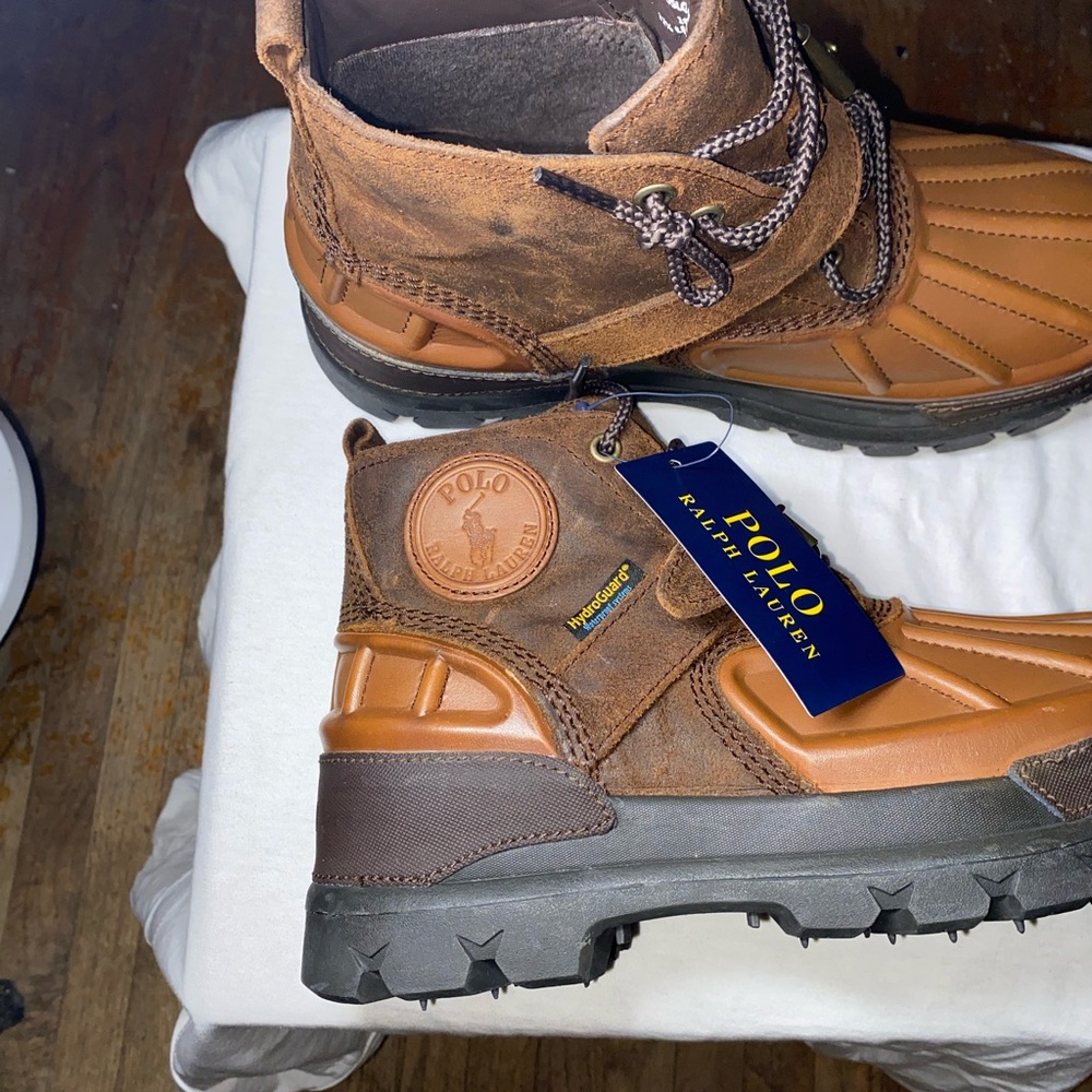 NWT Polo Ralph Lauren Brown Boots size 8